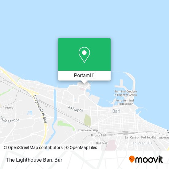 Mappa The Lighthouse Bari