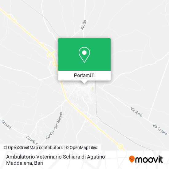 Mappa Ambulatorio Veterinario Schiara di Agatino Maddalena