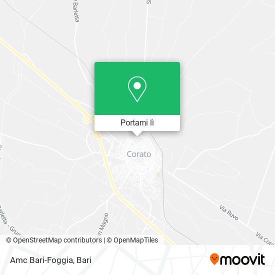 Mappa Amc Bari-Foggia