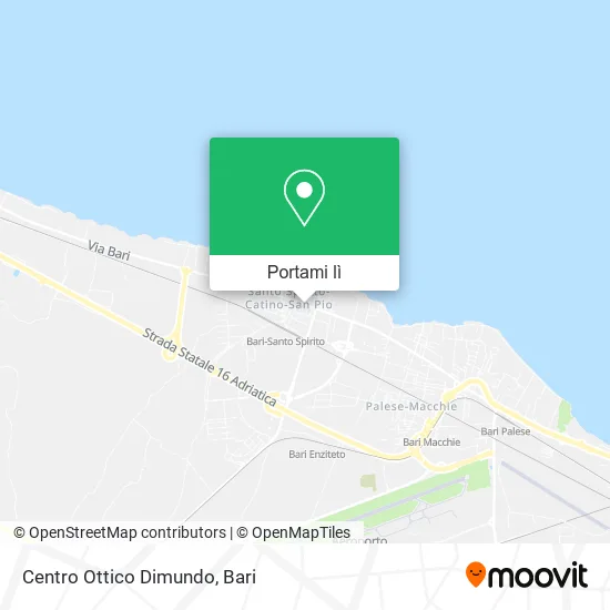 Mappa Centro Ottico Dimundo