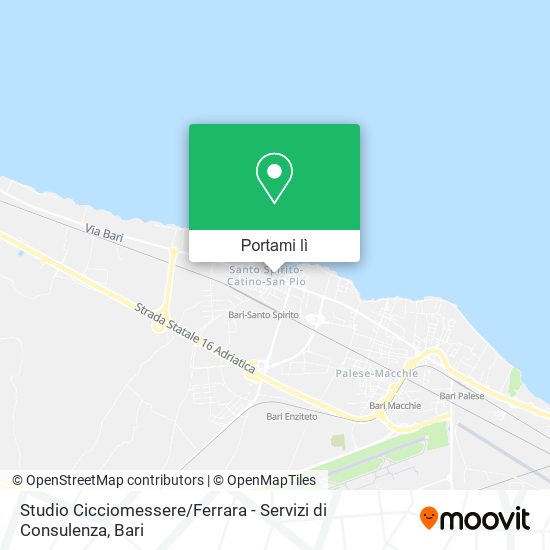 Mappa Studio Cicciomessere / Ferrara - Servizi di Consulenza
