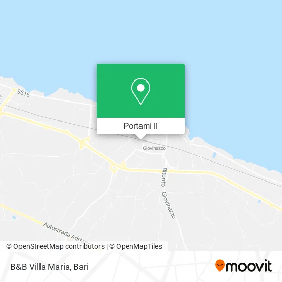 Mappa B&B Villa Maria