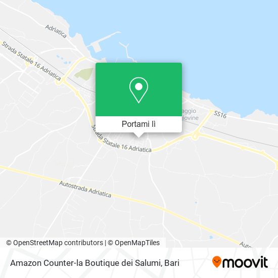 Mappa Amazon Counter-la Boutique dei Salumi