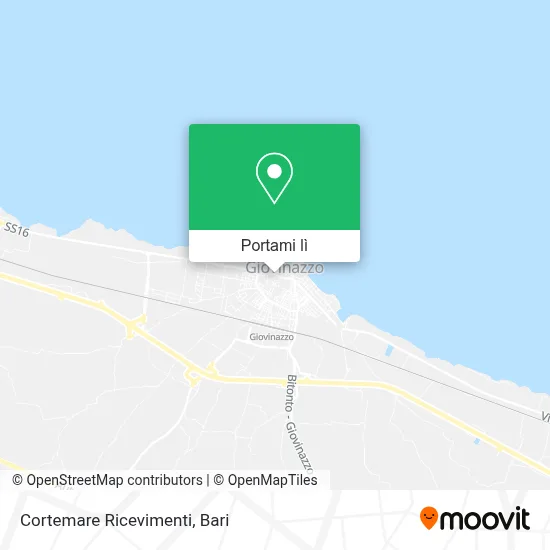 Mappa Cortemare Ricevimenti