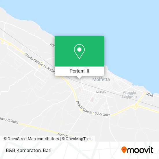 Mappa B&B Kamaraton