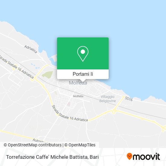 Mappa Torrefazione Caffe' Michele Battista