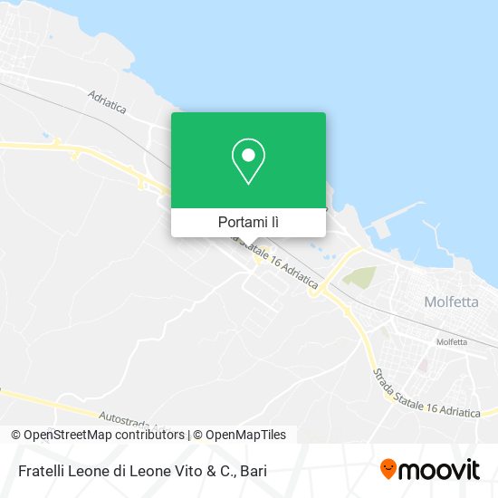 Mappa Fratelli Leone di Leone Vito & C.