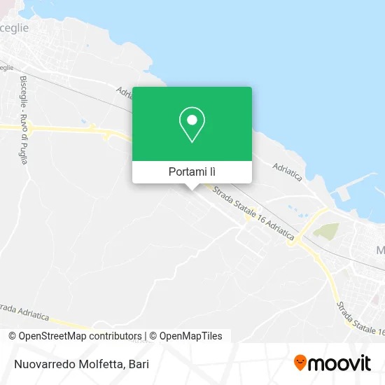 Mappa Nuovarredo Molfetta