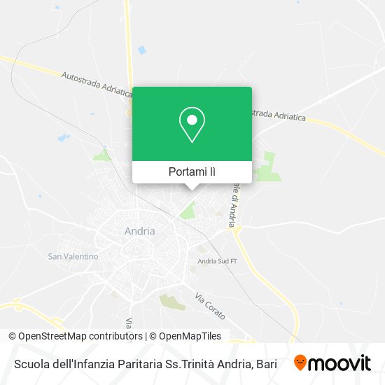 Mappa Scuola dell'Infanzia Paritaria Ss.Trinità Andria