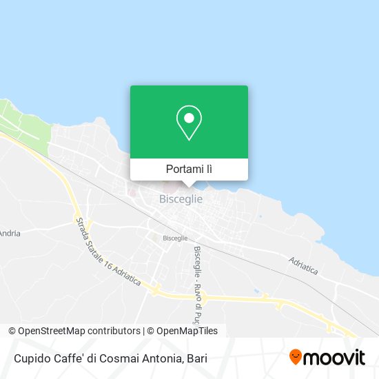 Mappa Cupido Caffe' di Cosmai Antonia