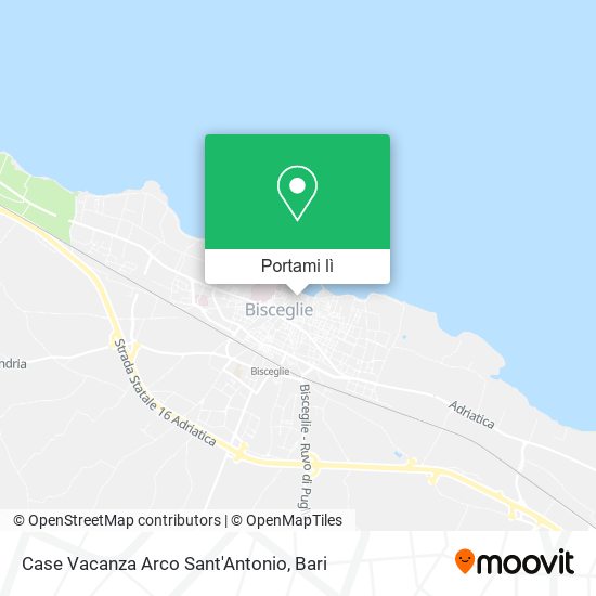 Mappa Case Vacanza Arco Sant'Antonio