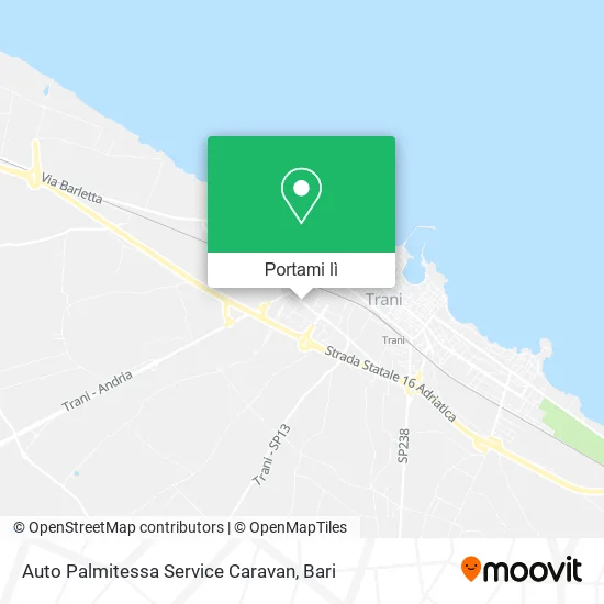 Mappa Auto Palmitessa Service Caravan