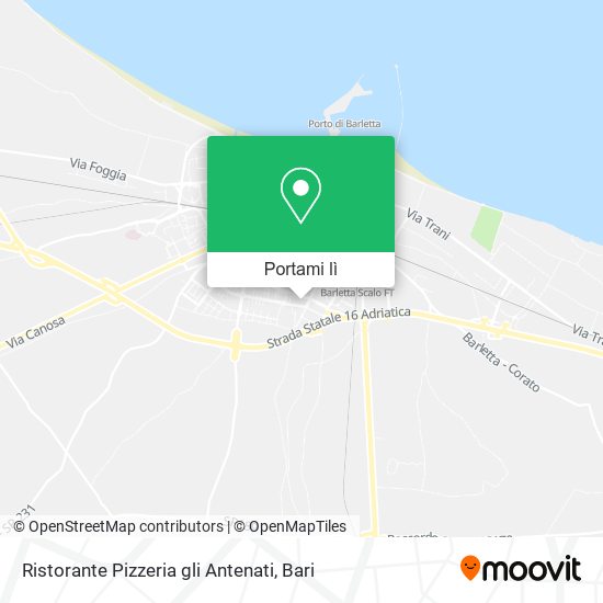 Mappa Ristorante Pizzeria gli Antenati