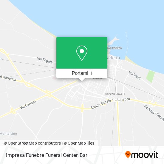 Mappa Impresa Funebre Funeral Center