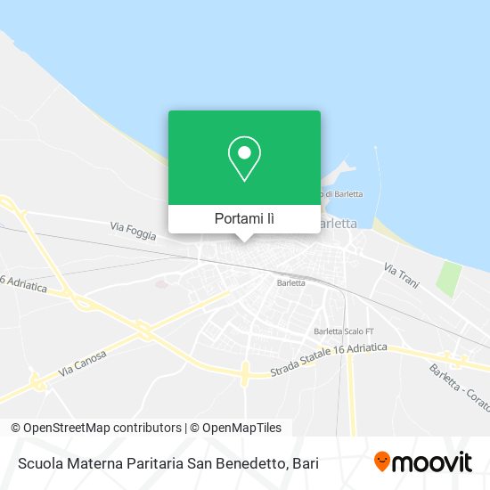 Mappa Scuola Materna Paritaria San Benedetto