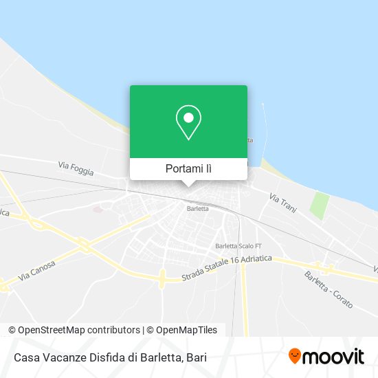 Mappa Casa Vacanze Disfida di Barletta