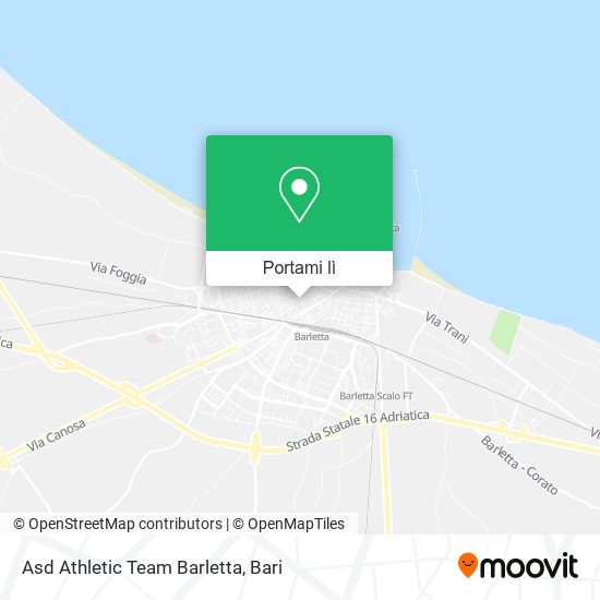 Mappa Asd Athletic Team Barletta