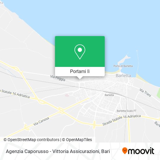 Mappa Agenzia Caporusso - Vittoria Assicurazioni