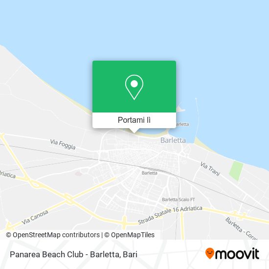 Mappa Panarea Beach Club - Barletta