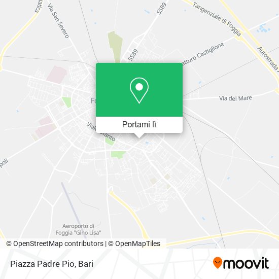 Mappa Piazza Padre Pio