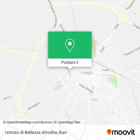 Mappa Istituto di Bellezza Afrodite