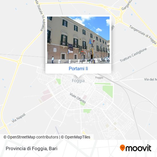 Mappa Provincia di Foggia