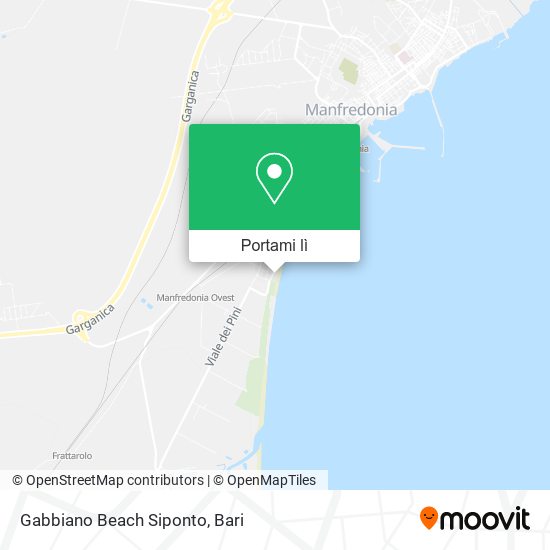 Mappa Gabbiano Beach Siponto