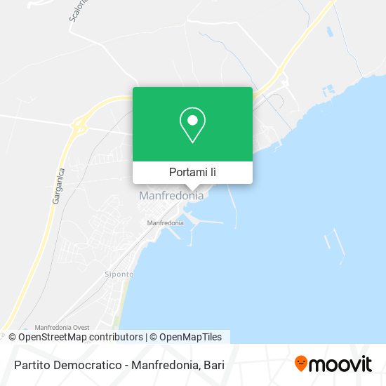 Mappa Partito Democratico - Manfredonia