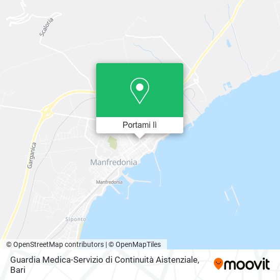 Mappa Guardia Medica-Servizio di Continuità Aistenziale