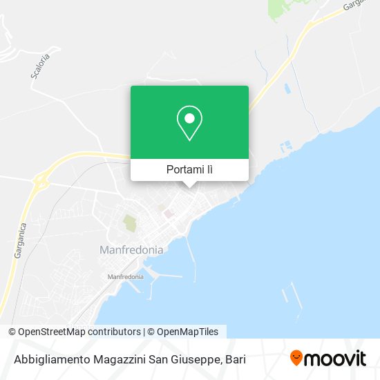 Mappa Abbigliamento Magazzini San Giuseppe