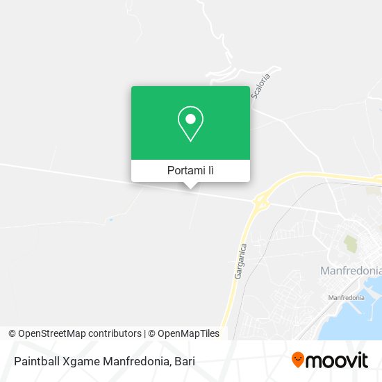 Mappa Paintball Xgame Manfredonia