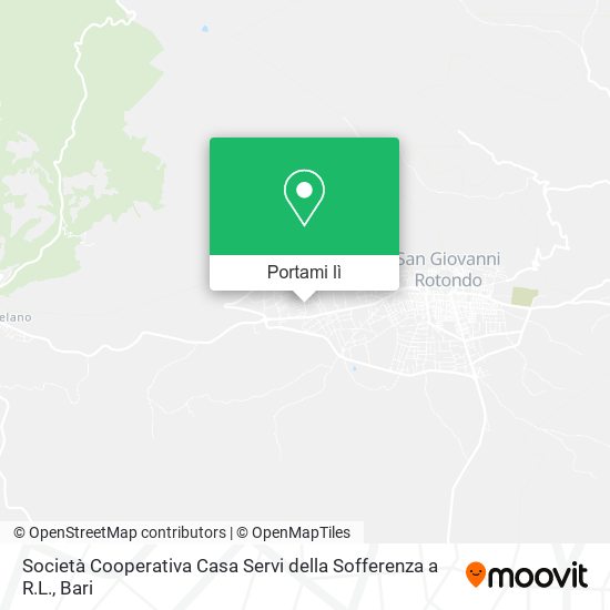 Mappa Società Cooperativa Casa Servi della Sofferenza a R.L.