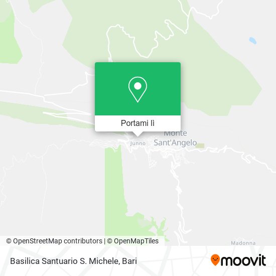Mappa Basilica Santuario S. Michele
