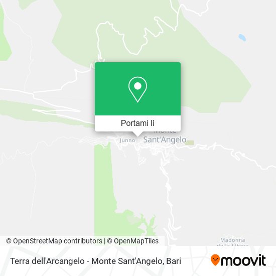Mappa Terra dell'Arcangelo - Monte Sant'Angelo