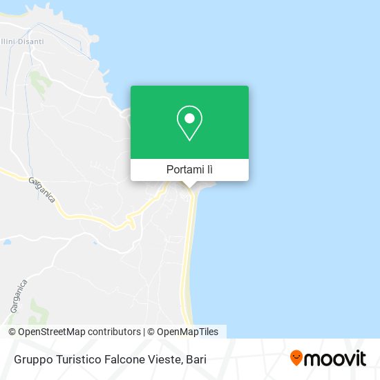 Mappa Gruppo Turistico Falcone Vieste