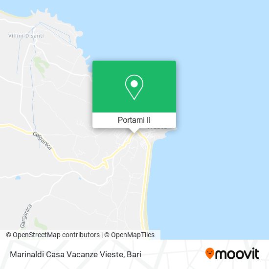 Mappa Marinaldi Casa Vacanze Vieste