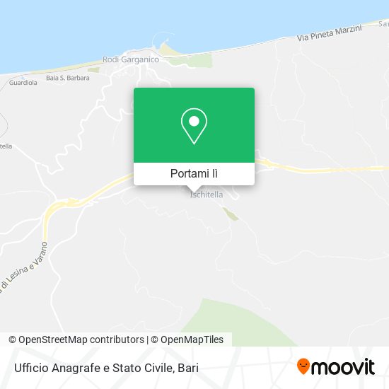 Mappa Ufficio Anagrafe e Stato Civile