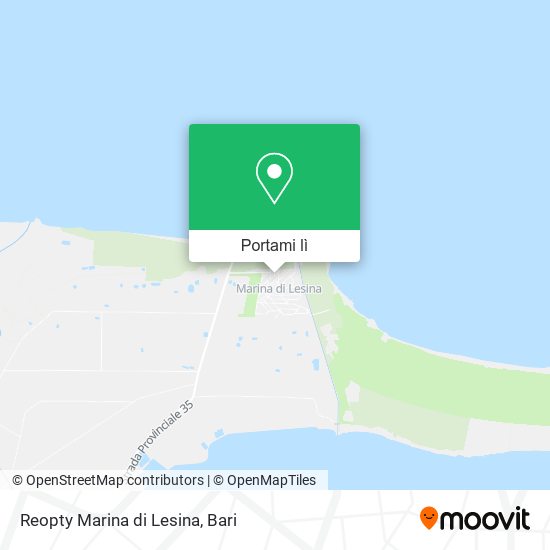 Mappa Reopty Marina di Lesina