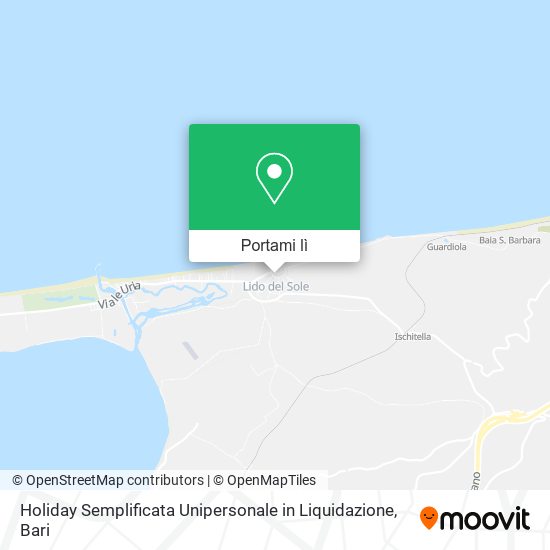 Mappa Holiday Semplificata Unipersonale in Liquidazione