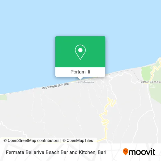 Mappa Fermata Bellariva Beach Bar and Kitchen