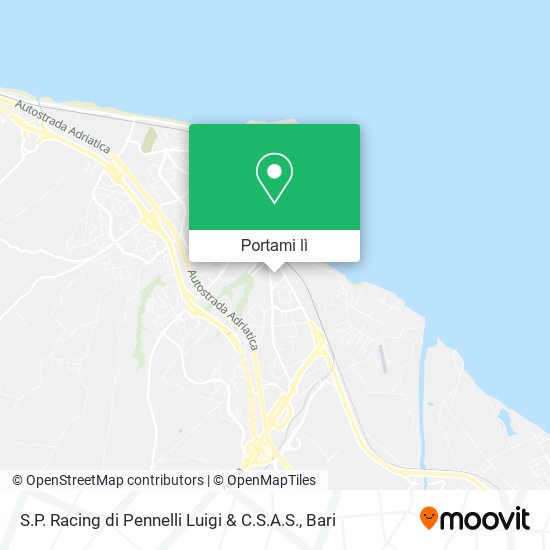 Mappa S.P. Racing di Pennelli Luigi & C.S.A.S.