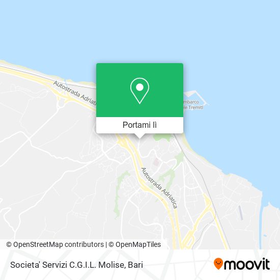 Mappa Societa' Servizi C.G.I.L. Molise