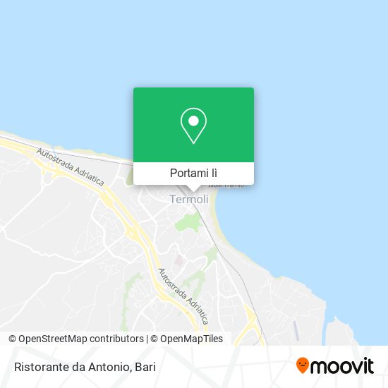 Mappa Ristorante da Antonio