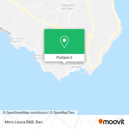 Mappa Mimi Leuca B&B