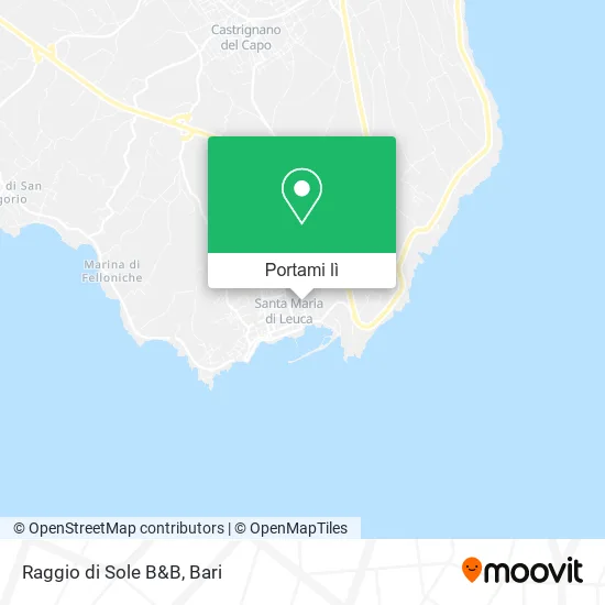 Mappa Raggio di Sole B&B