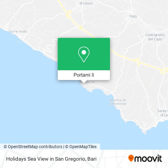 Mappa Holidays Sea View in San Gregorio