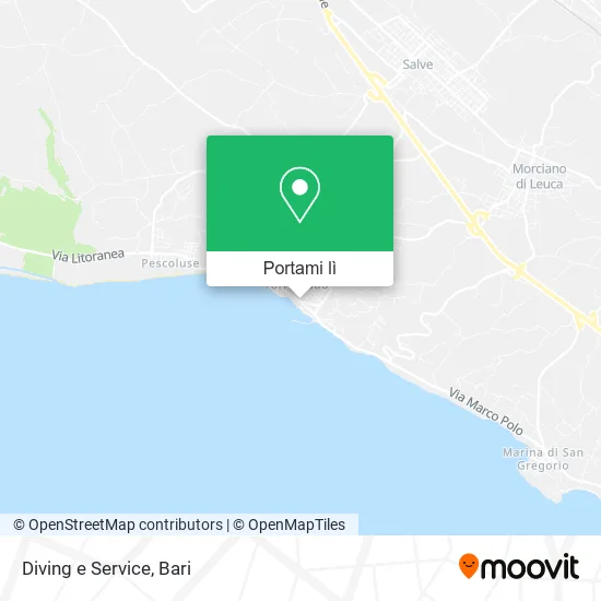 Mappa Diving e Service