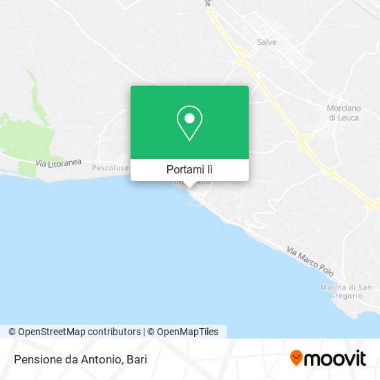 Mappa Pensione da Antonio