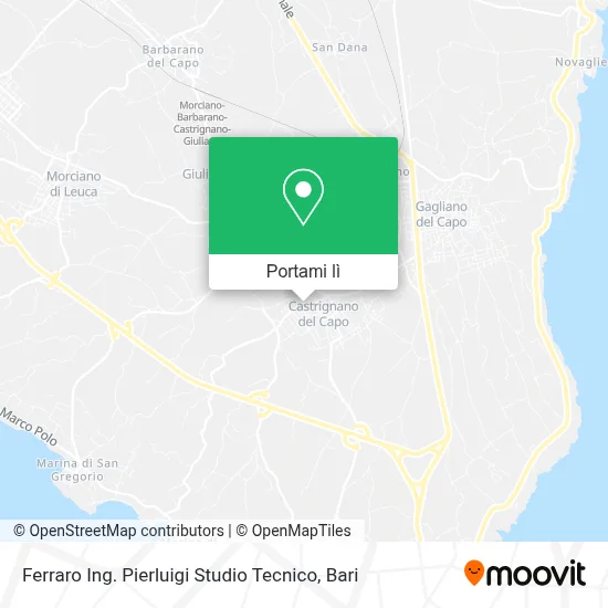 Mappa Ferraro Ing. Pierluigi Studio Tecnico