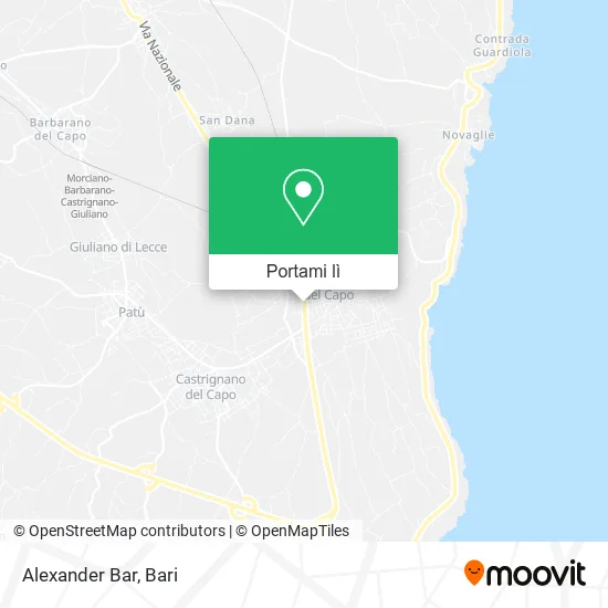 Mappa Alexander Bar